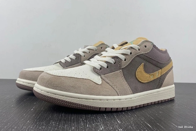 Taupe Comfortable  Haze 568 SE DN1635- Jordan Low 1 Craft 121 0731